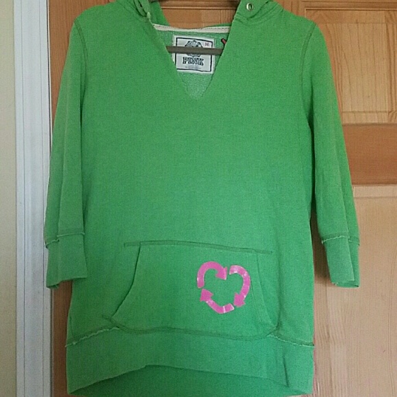 VS pink hoodie size large