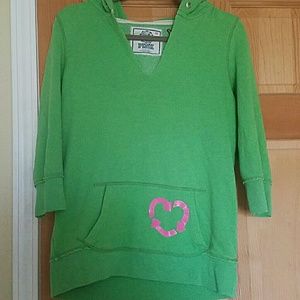 VS pink hoodie size large