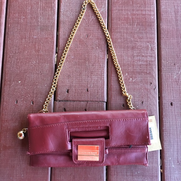 Z Spoke Zac Pozen Clutch Purse - Picture 1 of 4