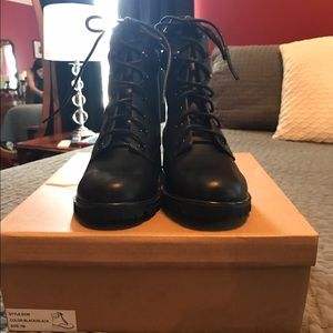 Urban Outfitters black combat boots
