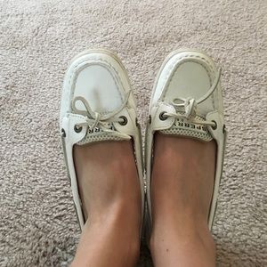 White sperry top-sider