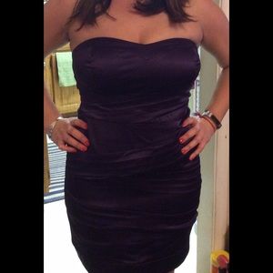 Purple formal dress