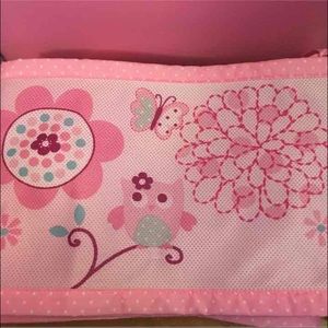 Breathable baby crib bumper/liner