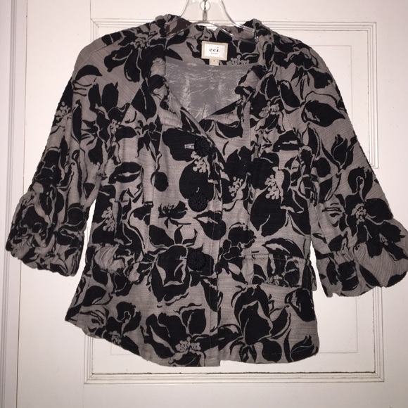 Floral trendy blazer