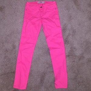 Abercrombie & Fitch Hot Pink Skinny Jeans