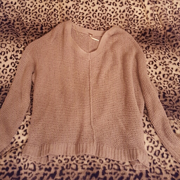 Lavender/Gray-ish Free People Sweater