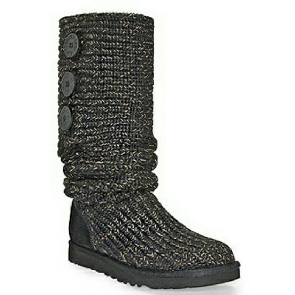 Ugg metallic classic cardy boots
