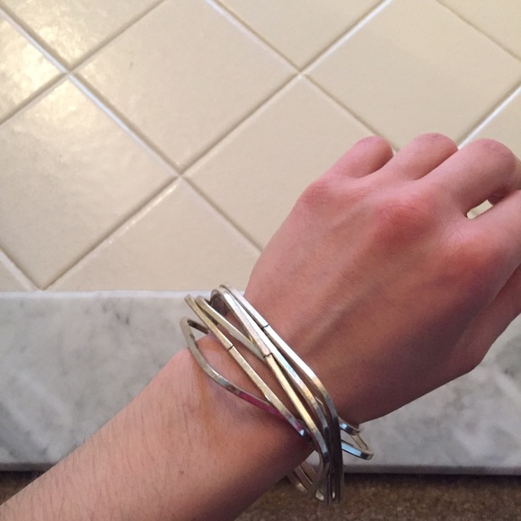 Silver Bangles