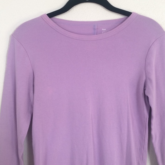 Long Sleeve Lavender Crew