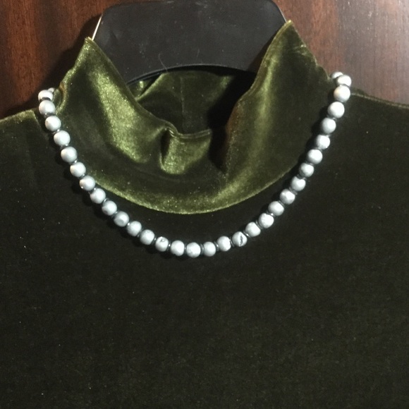 Hematite droozy necklace