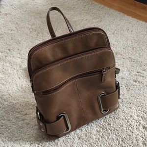 Wilsons Brown Leather Backpack