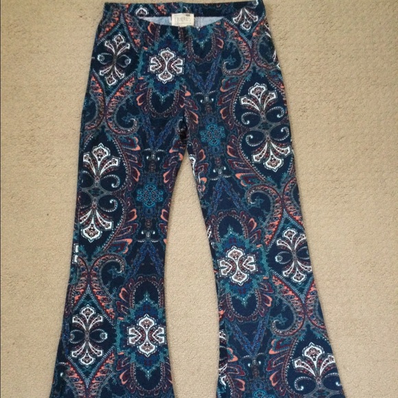 L.A. Hearts wide leg printed pants