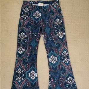 L.A. Hearts wide leg printed pants