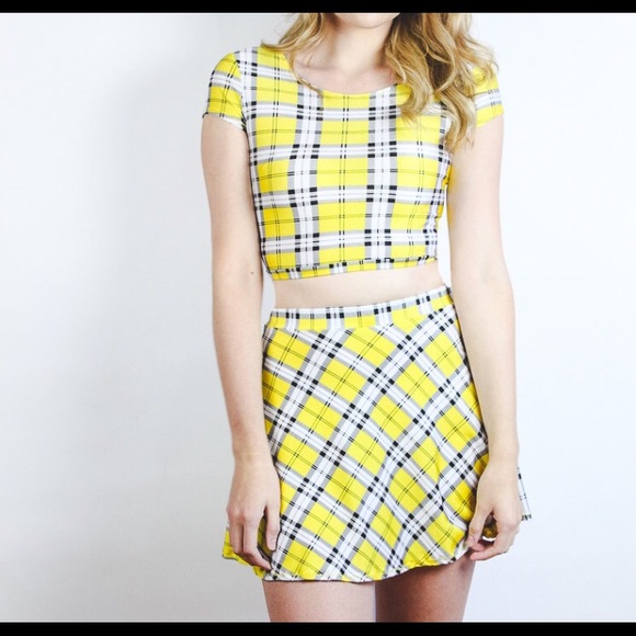 Clueless Costume // Plaid Skirt & Top Set
