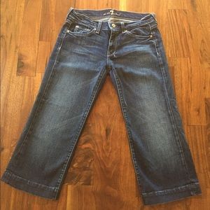 7 for all Mankind crop jeans