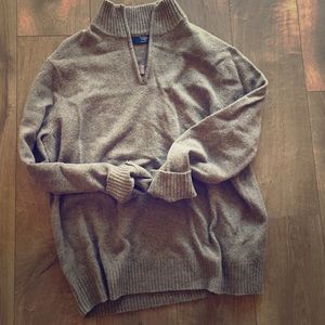 Men's 1/4 zip sweater