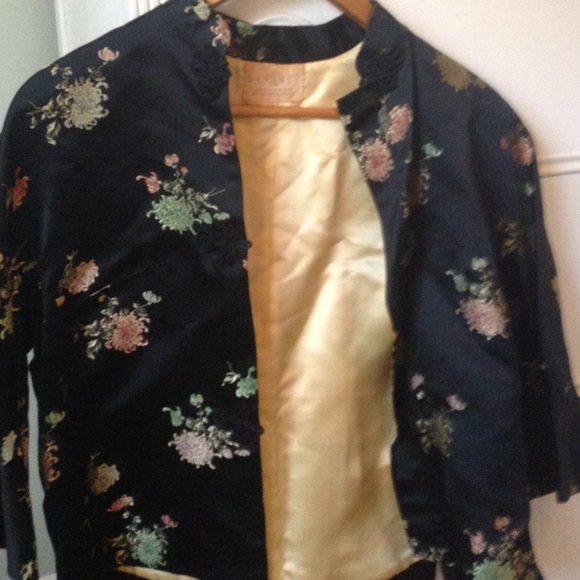 Vintage black jacket by DYNASTY - Picture 2 of 4