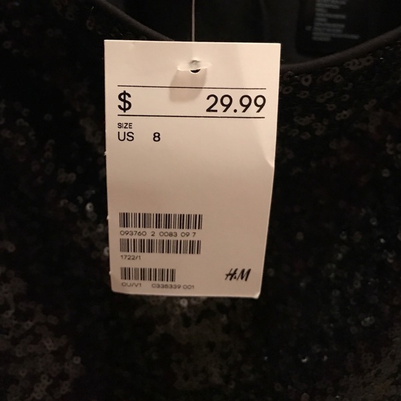 Black sequin shorts - Picture 3 of 3