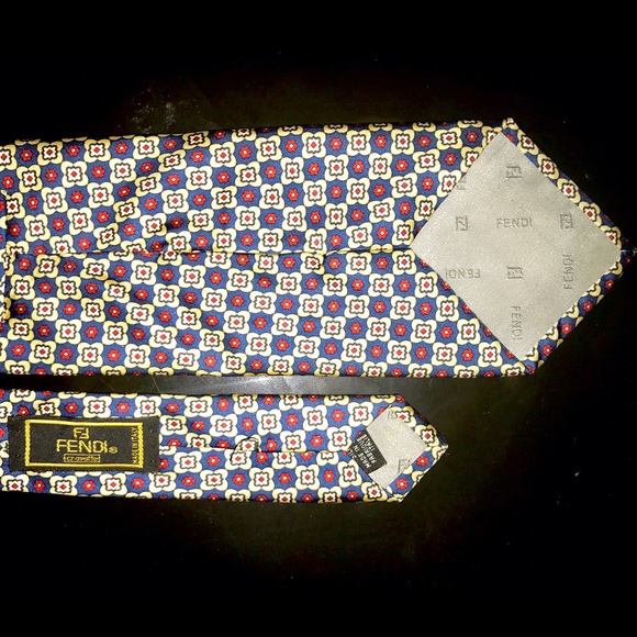 Fendi Floral Tie