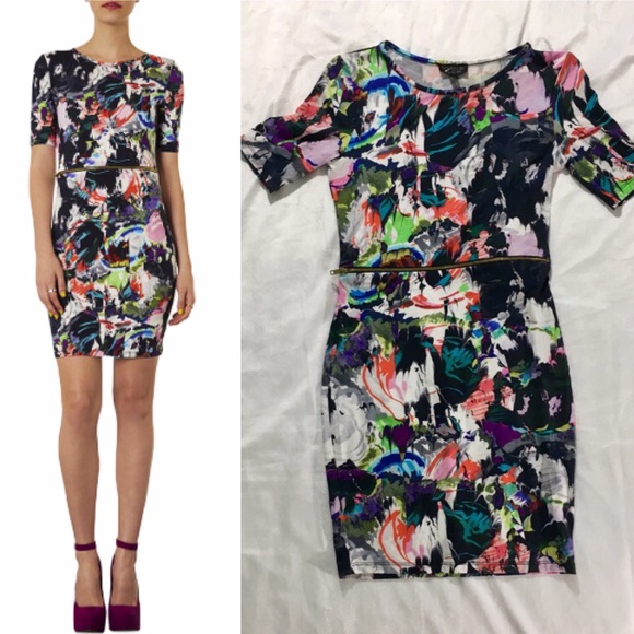 Topshop Fun Leopard Print Tunic Dress | Lyst