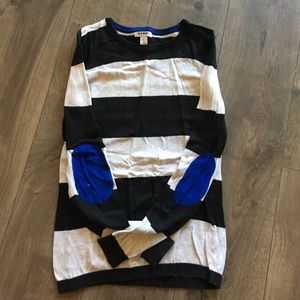 Elbow patch sweater