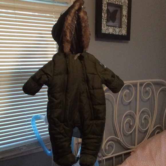 Baby boy snow suit by weatherproof.