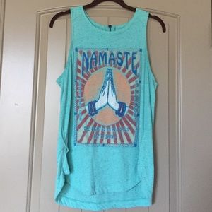 Lucky Brand Tank with Zipper Detail