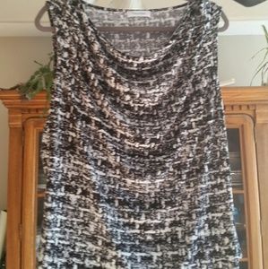 Sleeveless Cowel neck shirt