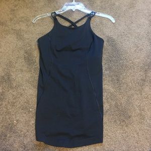 Black Criss Cross Lululemon Top