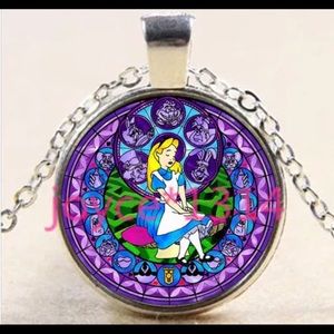 Alice in wonderland necklace