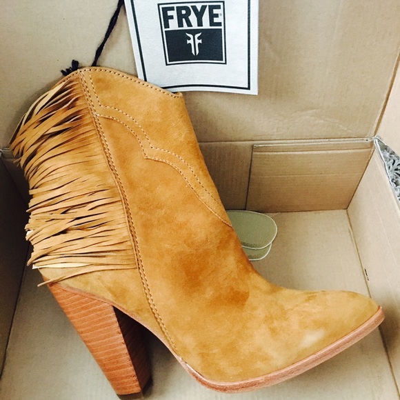 Frye Shoes - Authentic Frye Remy Fringe Shoot Boots ~ NWT