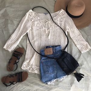 Beautiful, woven top from Charlotte Russe