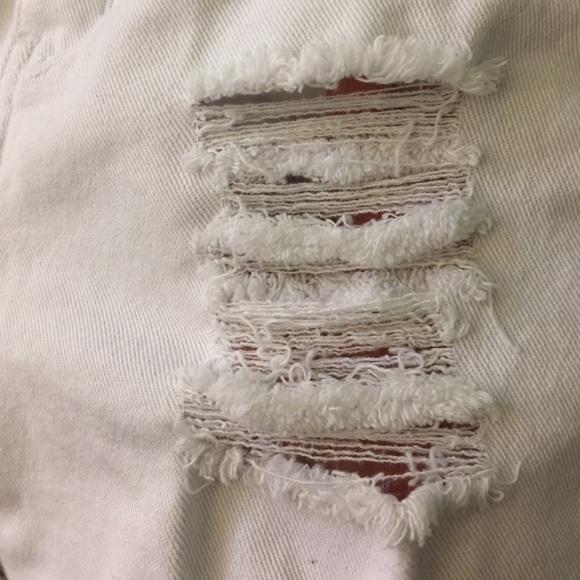VIP Ripped Distressed Jean Shorts - Picture 2 of 3