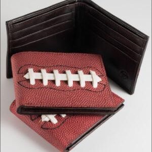 Football Wallet real football leather