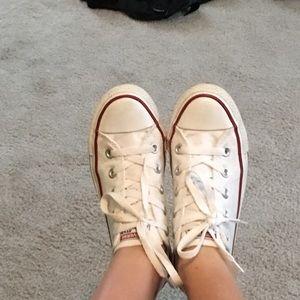 Converse white sneakers