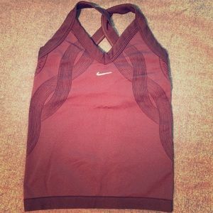 Nike FITDRY athletic top in deep maroon!!
