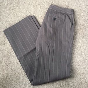 Banana Republic brown striped pants