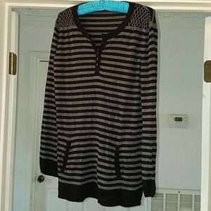 Gerard Darel black and grey sweater