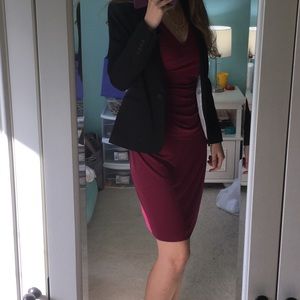 Sleeveless Fuschia Dress--Wear to Work or Church