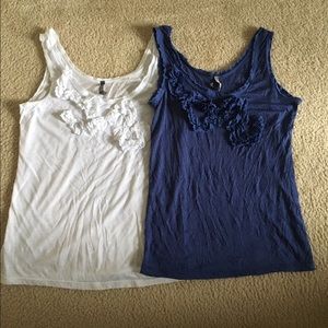 Charlotte Russe Ruffled Tops