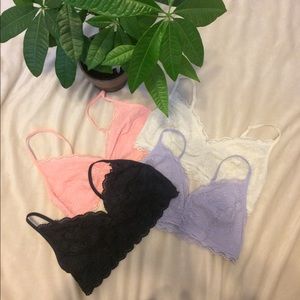 Dark Gray  & Off White Bralette✨