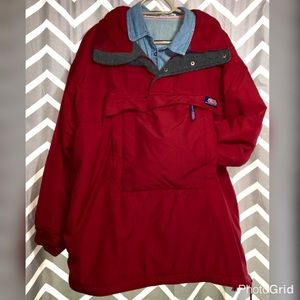 AE Pullover Red Winter Jacket Unisex