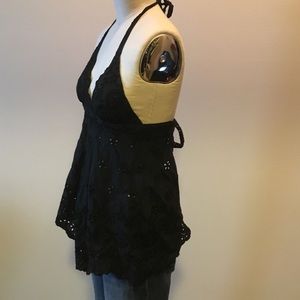 Sexy Cutaway Halter Top