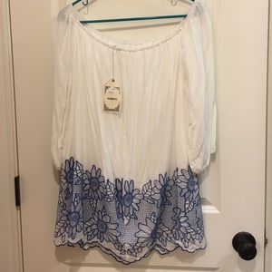 Off the shoulder blouse