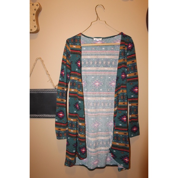 Tribal print cardigan