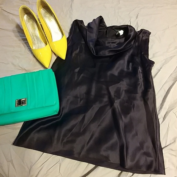 Banana Republic silky sleeveless blouse.