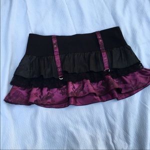 Purple and Black Tripp Skirt