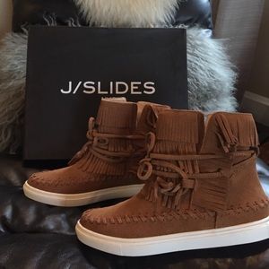 Moccasin sneaker bootie