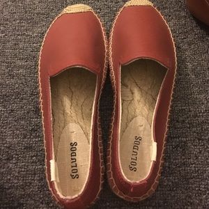 Never Worn Soludo Platform Slippers