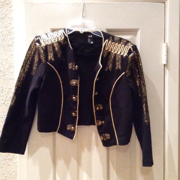 ‼️CCO‼️H&M Cropped Military Jacket